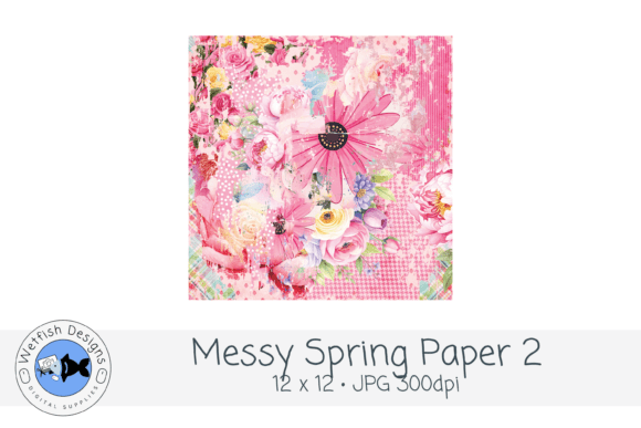 Download Messy Spring Background Paper 2 - Background Collection