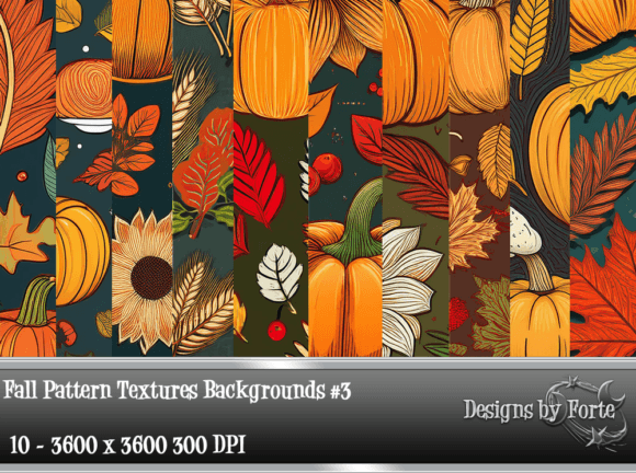 Download Fall Pattern Textures Backgrounds #3 - Background Collection