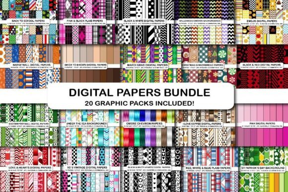 Download Digital Printable Backgrounds Bundle - Background Collection