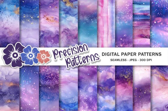 Download Unicorn Glitter Purple Pastel Background - Background Collection