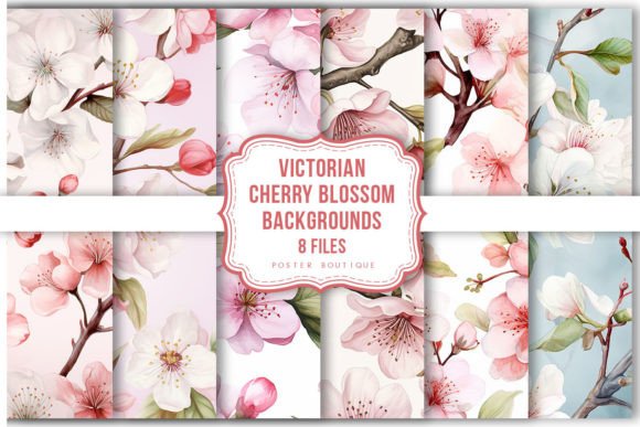 Download Victorian Cherry Blossom Backgrounds - Background Collection