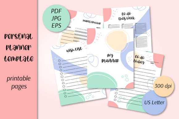 Download Personal Planner Printable Templates - Personal Collection