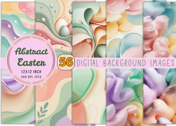 Download Abstract Art Easter Digital Backgrounds - Background Collection