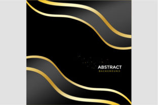 Download Golden Black Abstract Background - Background Collection