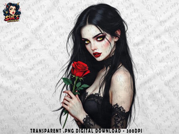 Download Dark Enchantress – Gothic Rose Beauty - Beauty Collection
