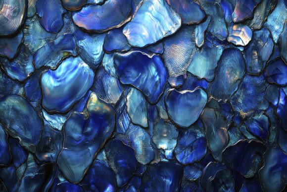 Download Blue Colored Opal Texture Background - Background Collection