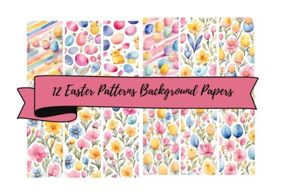 Download 12 Easter Spring Background Pages - Background Collection