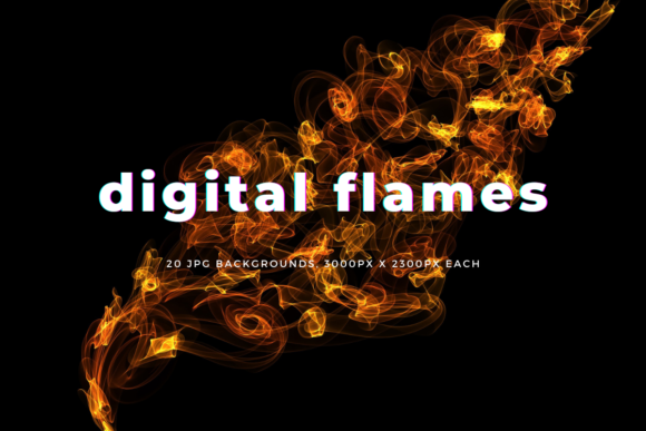 Download Digital Flames - 20 JPG Backgrounds - Background Collection