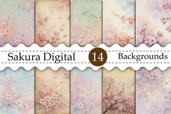Download Sakura Digital Backgrounds - Background Collection