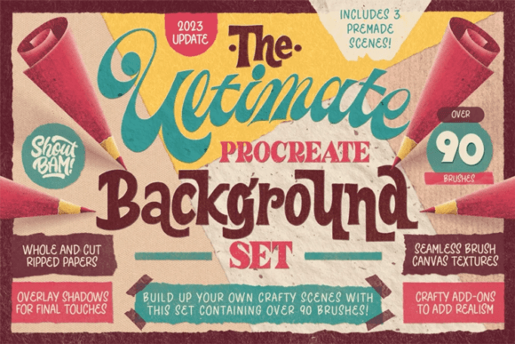 Download The Ultimate Procreate Background Set - Background Collection