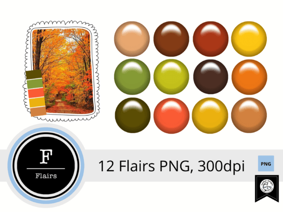 Download Digital Scrapbooking Flairs Set 2 - Scrapbooking Collection