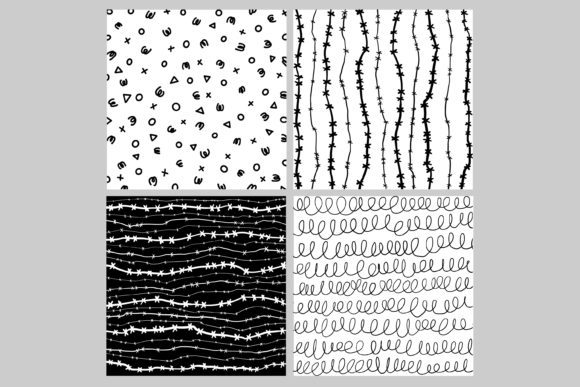 Download Black and White Doodle Background - Doodle background Collection
