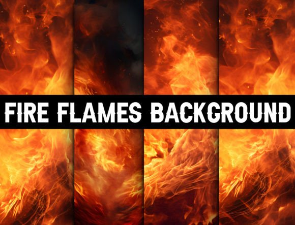 Download Fire Flames PNG JPG Background Set - Background Collection