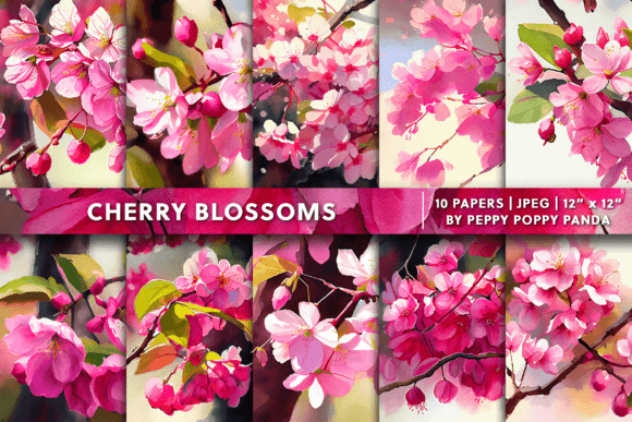 Download Watercolor Cherry Blossom Backgrounds - Background Collection
