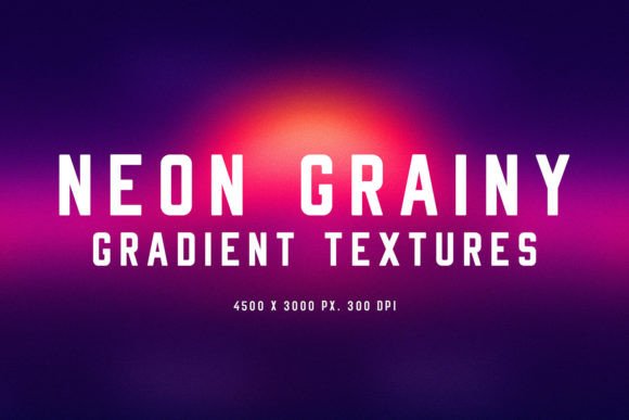 Download Neon Grainy Gradient Textures - Grainy Collection